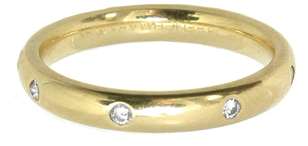 0.25ct Diamond Etoile Style Wedding Band