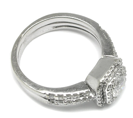 0.40ct Diamond 14k White Gold Engagement Ring