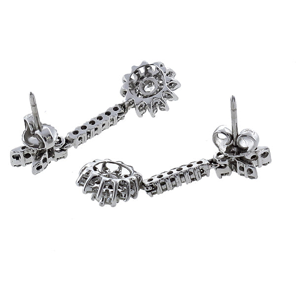 0.50ct Center Diamond Gold Earrings