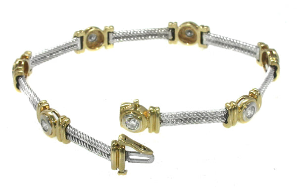 0.60ct Diamond Gold Bracelet