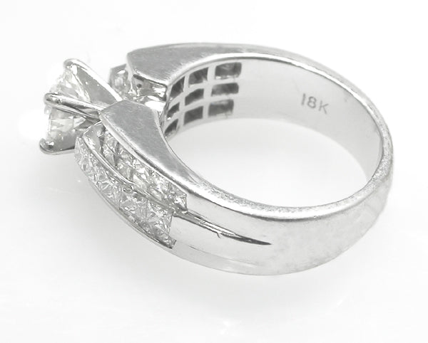 0.73ct Round Diamond Engagement Ring