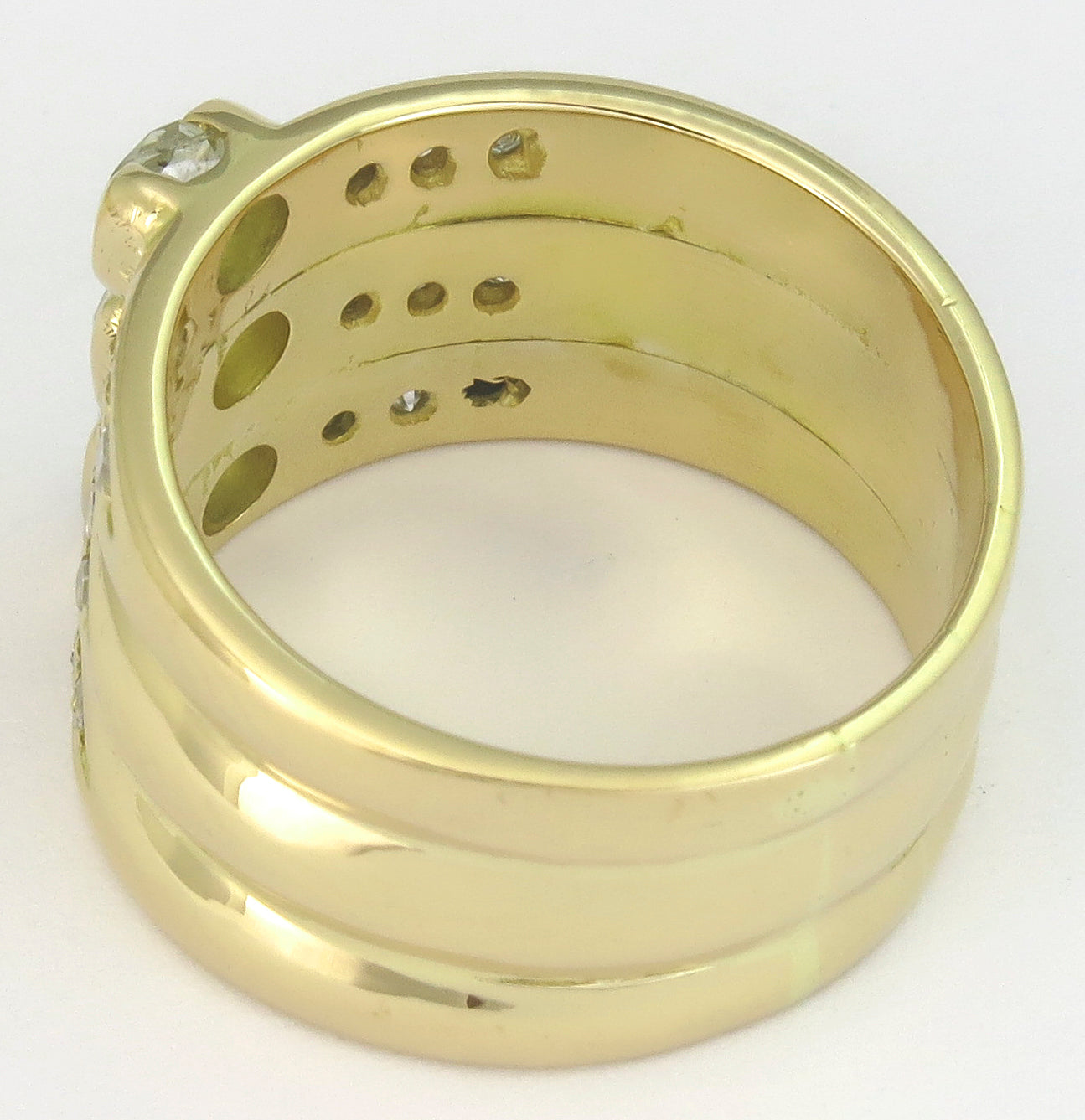 0.80ct Diamond 0.40ct Natural Fancy Yellow Diamond Ring