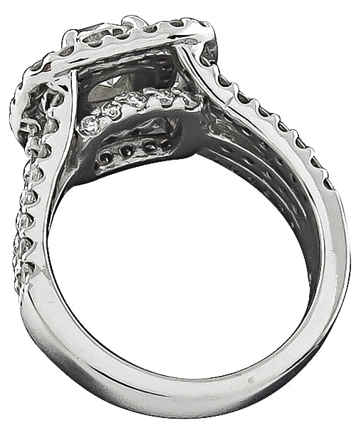 0.83ct Center Diamond 1.50ct Diamond Engagement Ring