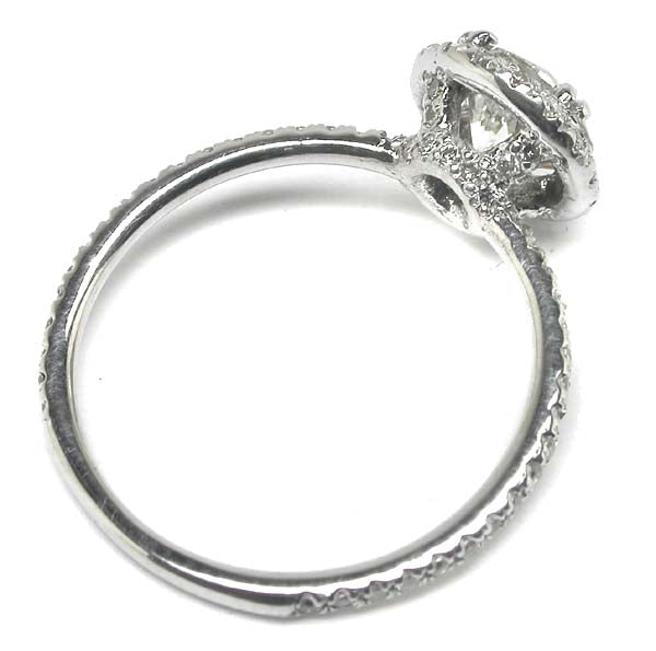 0.96ct Diamond 18k White Gold Engagement Ring