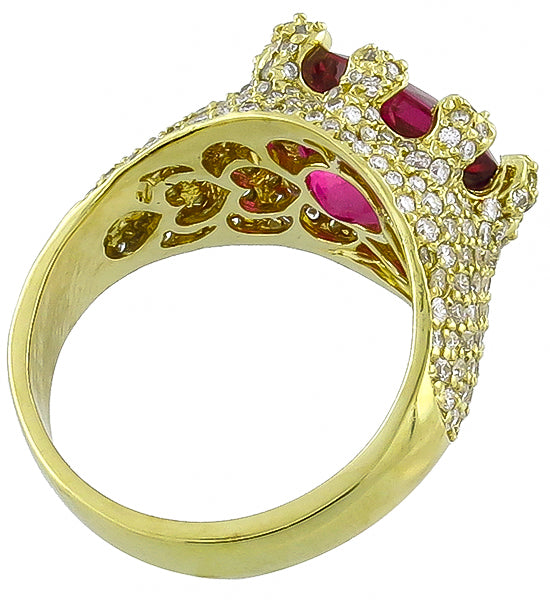 10.00ct Pink Tourmaline 2.50ct Diamond Ring