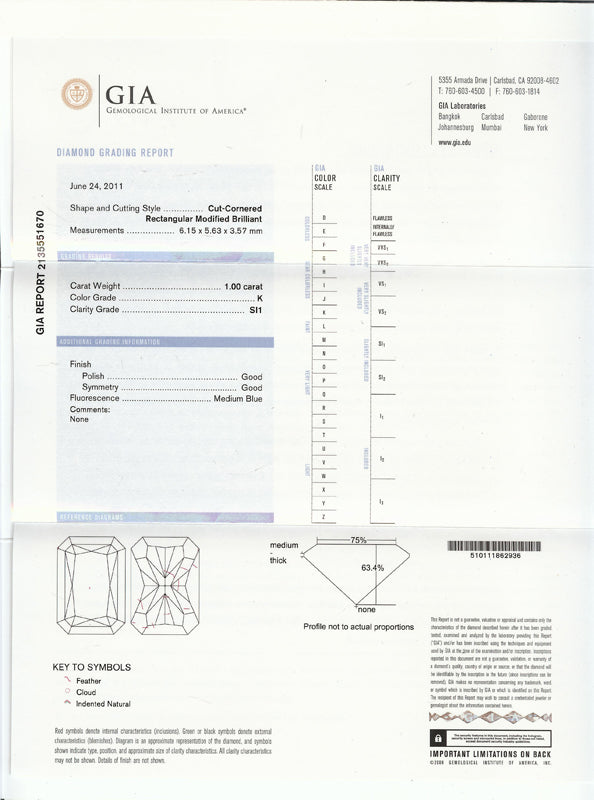 1.00ct Diamond 14k White Gold Engagement Ring