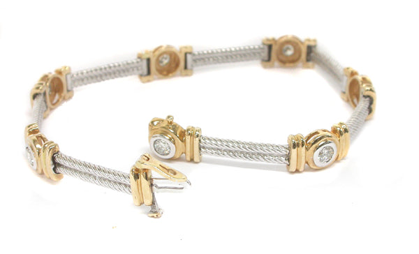 1.05ctDiamond Gold Bracelet