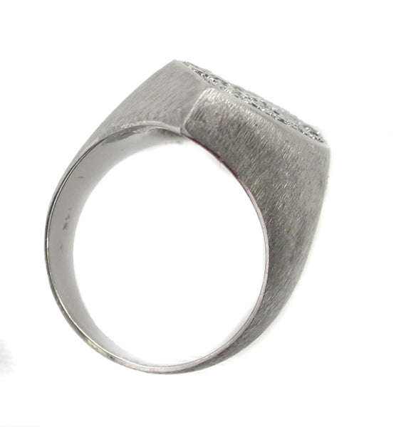 1.25ct Diamond Cluster Gold Ring