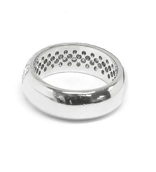 1.44ct Diamond 14k White Gold Wedding Band