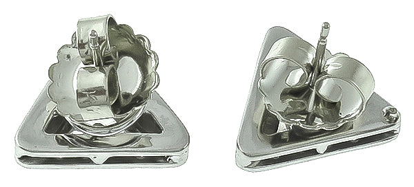 1.75cttw Diamond Triangle Earrings