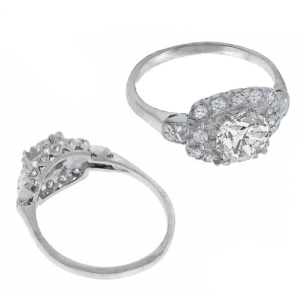 1920s 0.93ct Diamond Engagement Ring