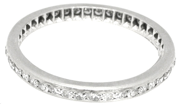 1960s 0.75ct Round Diamond Eternity Wedding Band