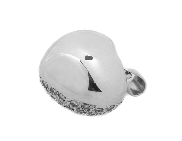 2.00ct Diamond Bombe Heart Pendant