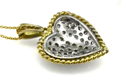 2.10ct Diamond Heart Necklace