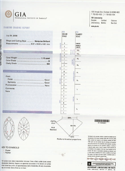 2.10ct T.W. Diamond 18k White Gold Engagement Ring