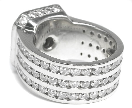 2.24ct Radiant Cut Diamond 14k White Gold Ring