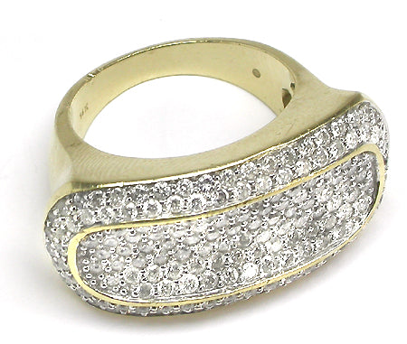 3.25ct Diamond 14k Yellow Gold Ring