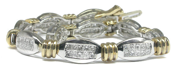 3.30ct Diamond Gold Bracelet