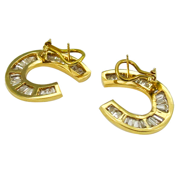 5.12ct Diamond Gold Earrings