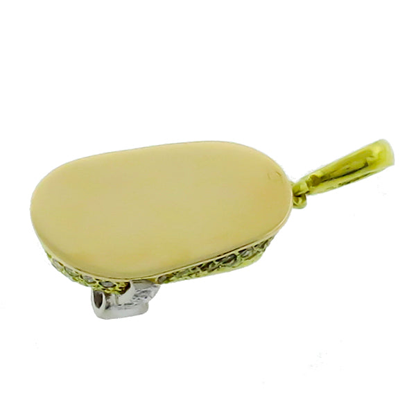 Aaron Basha Inspired 0.80ct Diamond Shoe Charm Pendant