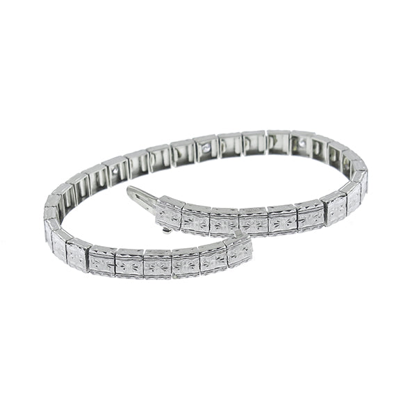 Antique 0.25ct Diamond Bracelet