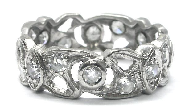 Antique 0.80ct Diamond Wedding Band