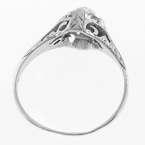 Antique 1.02ct Diamond Gold Engagement Ring