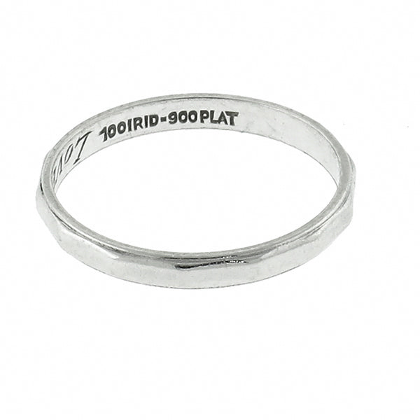 Antique Platinum Wedding Band