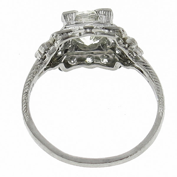 Art Deco 1.43ct Diamond Engagement Ring