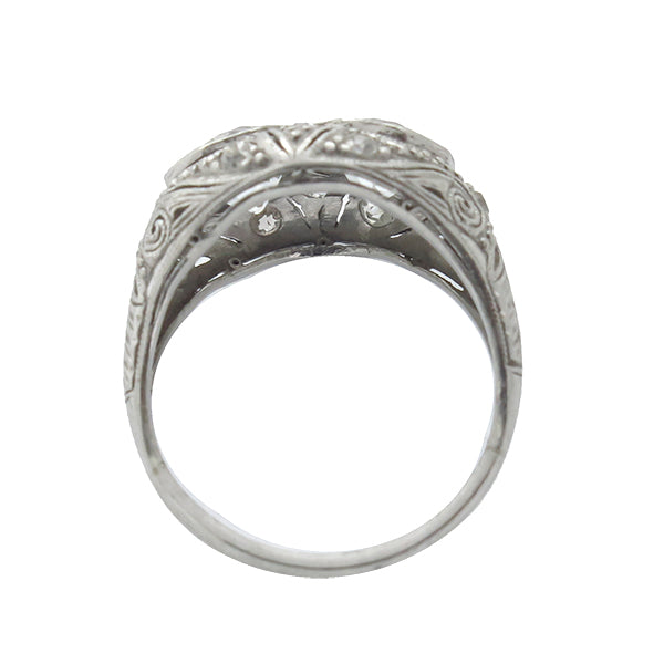 Art Deco 1.90ct Diamond Platinum Ring