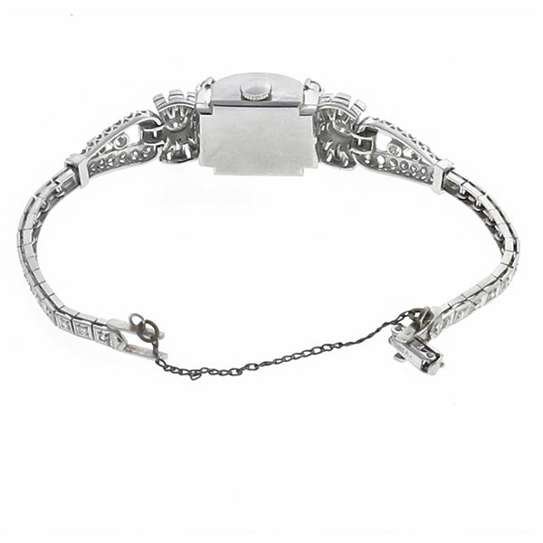 Art Deco 4.00ct Diamond Hamilton Watch