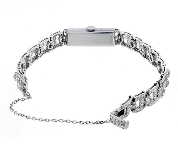 Art Deco 4.70ct Diamond Watch