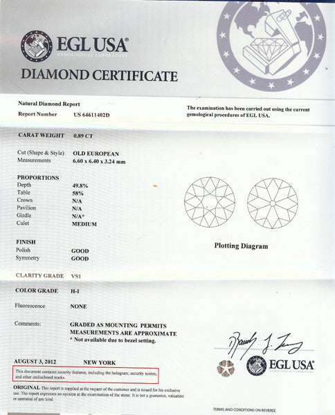 Art Deco Style 0.89ct Diamond Sapphire Platinum Engagement Ring