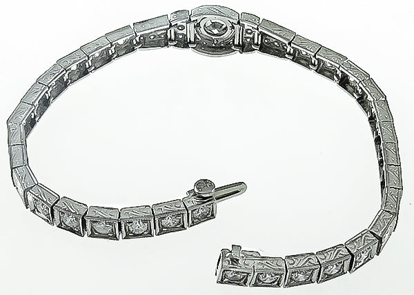Art Deco Style 4.64ct Diamond Bracelet