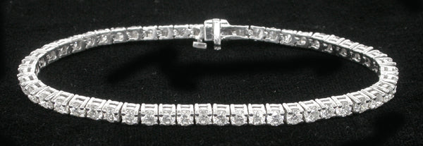 Art Deco Style Platinum 14ct Sapphire Bracelet