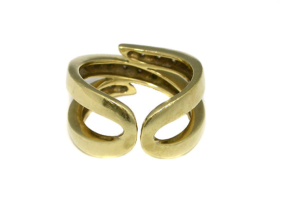 Diamond 18k Yellow Gold Ring