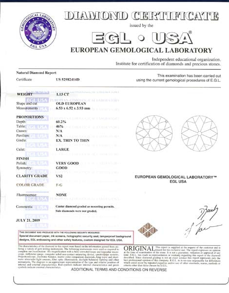 Edwardian 1.13ct Diamond & Sapphire Platinum Engagement Ring