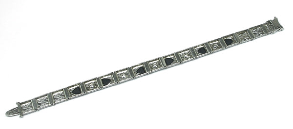 Edwardian Diamond Onx Bracelet