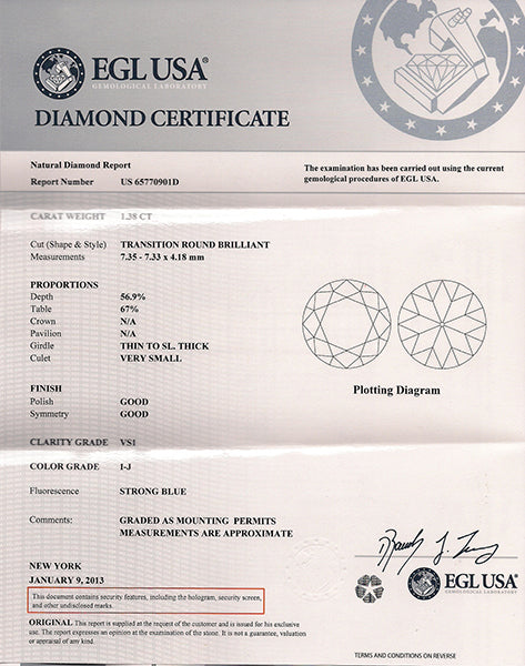 Edwardian Style 1.38ct Diamond Platinum Engagement Ring