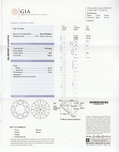 Edwardian Style 1ct European Cut Diamond Platinum Engagement Ring
