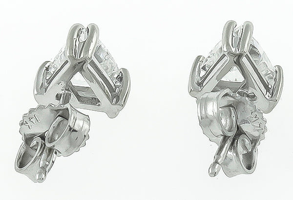 Estate 0.75ct Diamond Stud Earrings