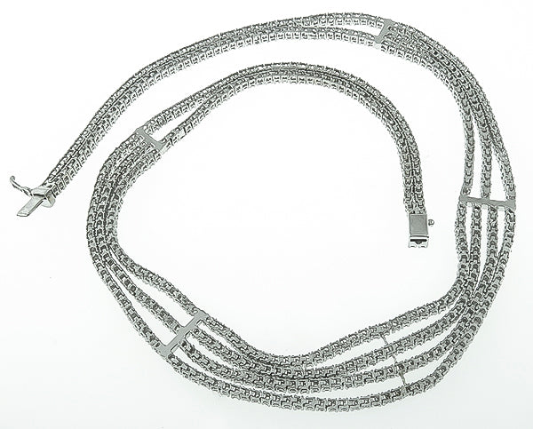 Estate 15.00ct Diamond Necklace