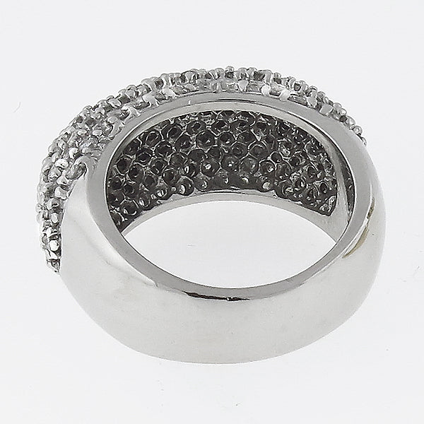 Estate 3.50ct Round Cut Diamond 18k White Gold Ring