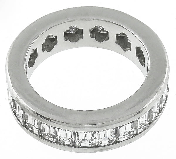 Estate 3.75ct Diamond Eternity Wedding Band