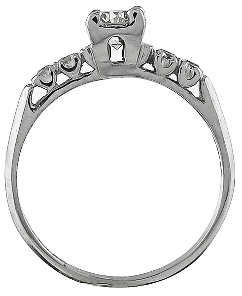 Vintage 0.50ct Diamond Engagement Ring