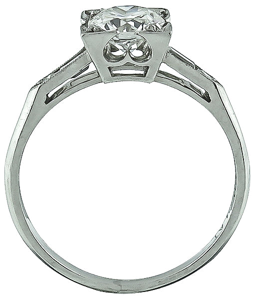 Vintage 0.80ct Diamond Engagement Ring