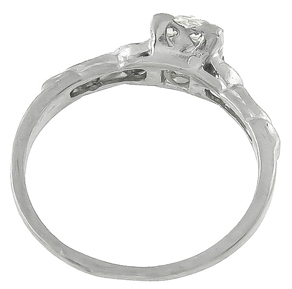 Vintage 0.87ct Diamond Engagement Ring