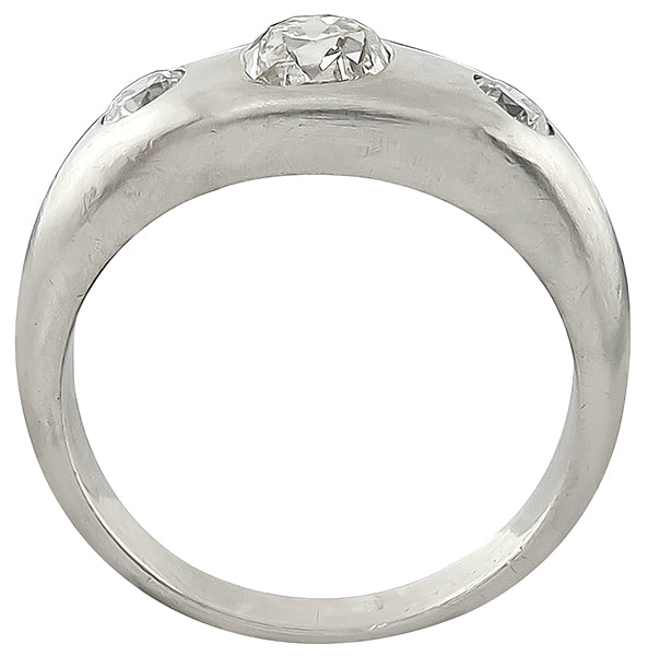 Vintage 1.12ct Diamond Men's Ring