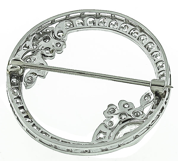 Vintage 1.60ct Diamond Pin