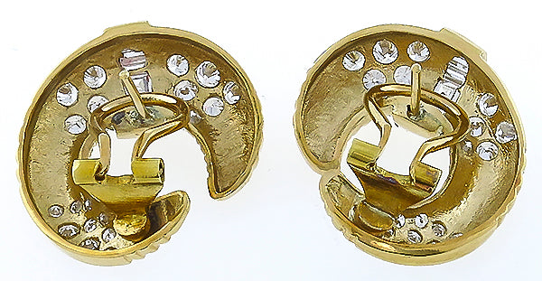 Vintage 2.50ct Diamond Earrings